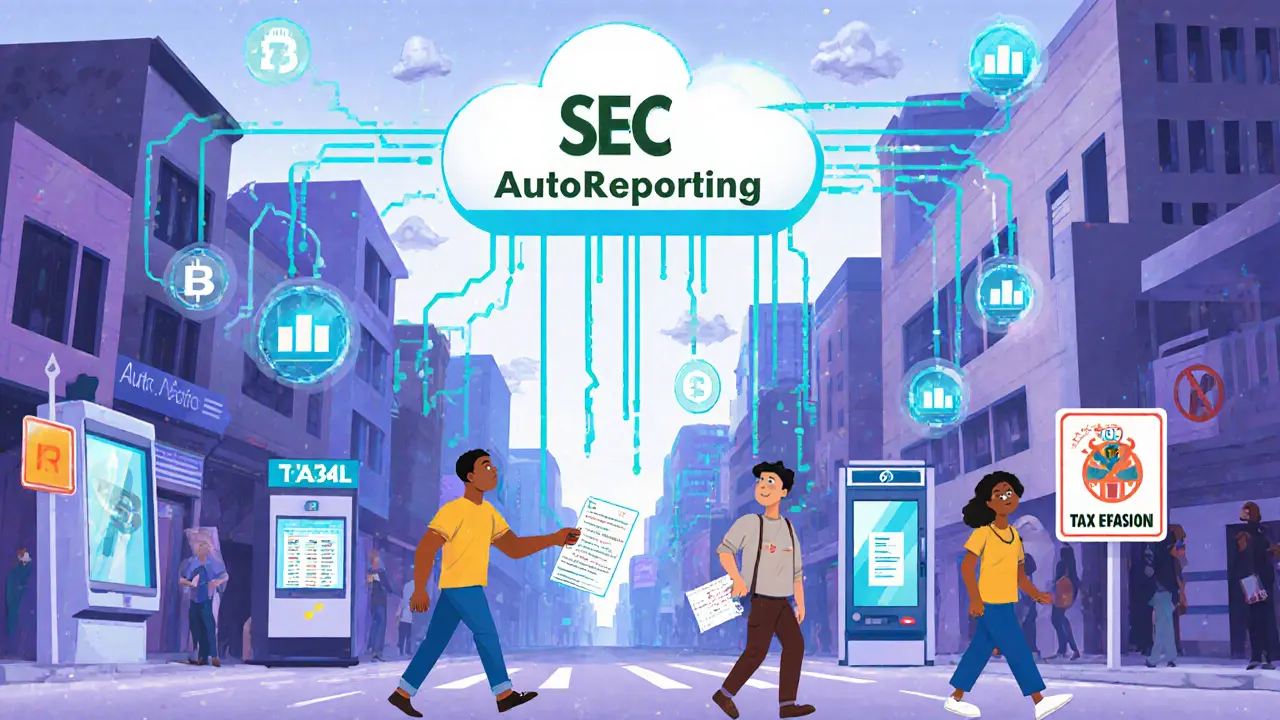 Futuristische Steuerplattform in Lagos, die Transaktionen von Handys und Kiosken automatisch sammelt, Bürger mit transparenten Buchhaltungslisten.