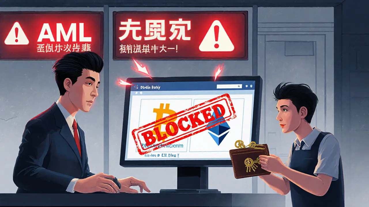 Wie reagieren chinesische Banken, wenn Sie Kryptowährung in Fiat umwandeln?