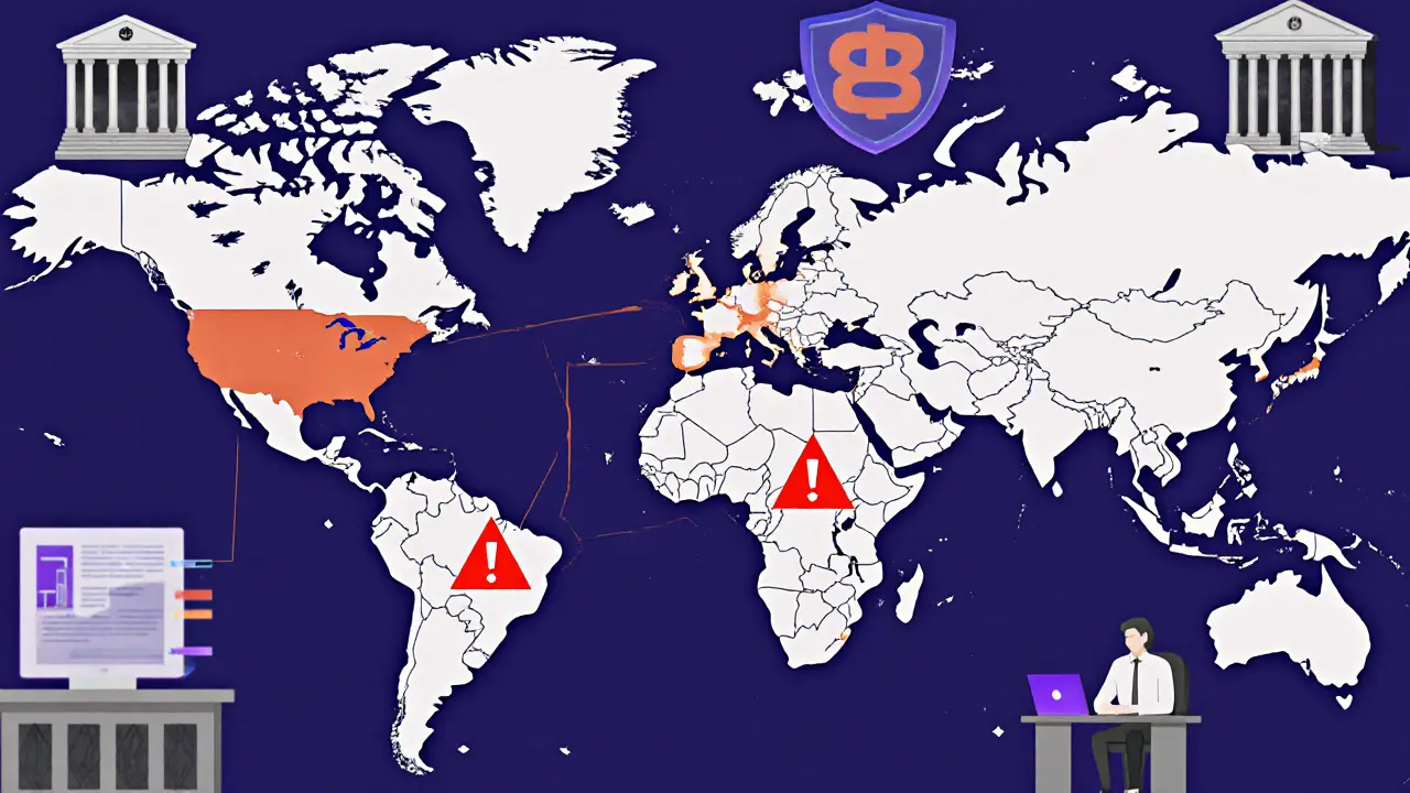 Globale Finanzinstitute blockieren verdächtige Kryptowallets mithilfe von Blockchain-Analysetools.