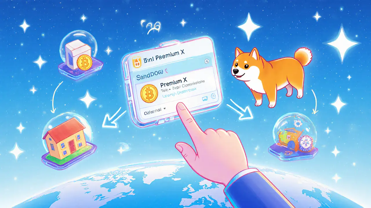 Ein Benutzer sendet Dogecoin für ein Premium-Abonnement, während digitale Spenden weltweit Wasser und Schulen unterstützen.
