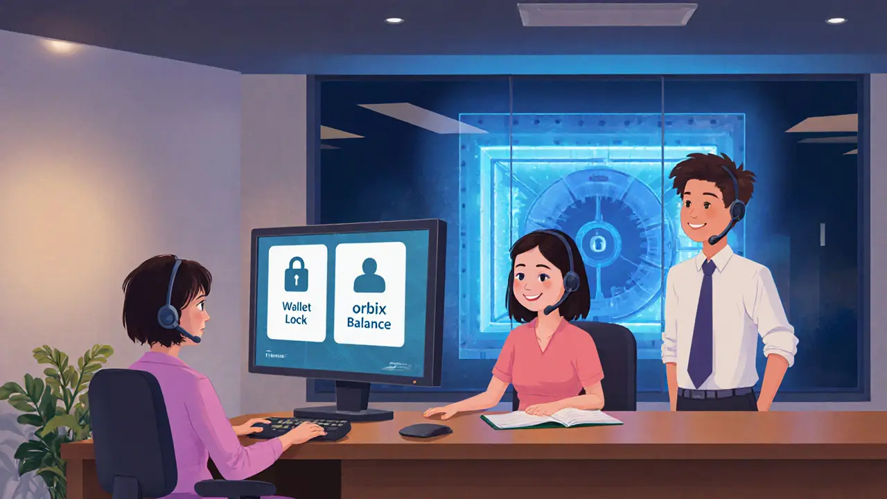 24/7-Support-Team in Bangkok hilft Kunden mit digitalen Tools und einem hinteren Sicherheitslager.