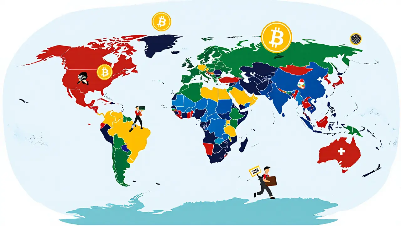 Steuervergleich: Kryptowährungssteuersätze weltweit 2025