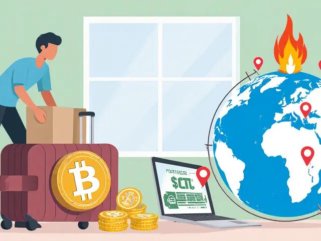 Wie man Kryptosteuer legal durch internationale Umzug reduziert