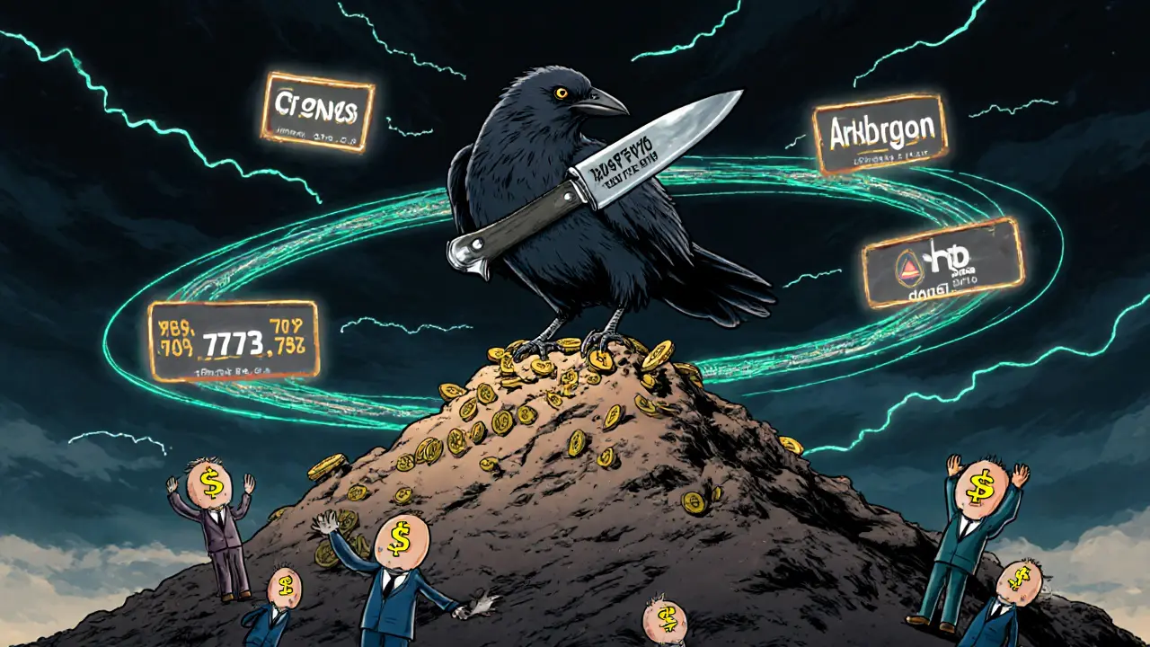 Was ist Crow with Knife (CAW) - Der Meme-Coin mit Messer und Krähe