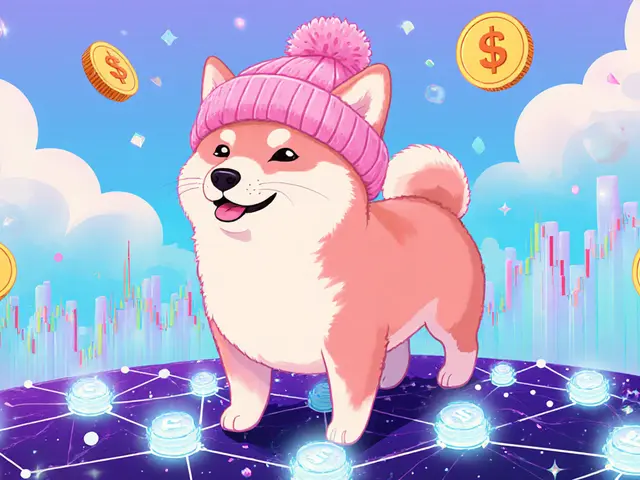 Was ist Dogwifhat (WIF) - Der Solana-Memecoin mit dem rosa Mützchen