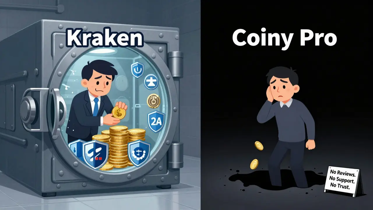 Ein Investor zahlt in eine sichere Börse ein, während eine andere Person Geld in ein schwarzes Loch wirft.