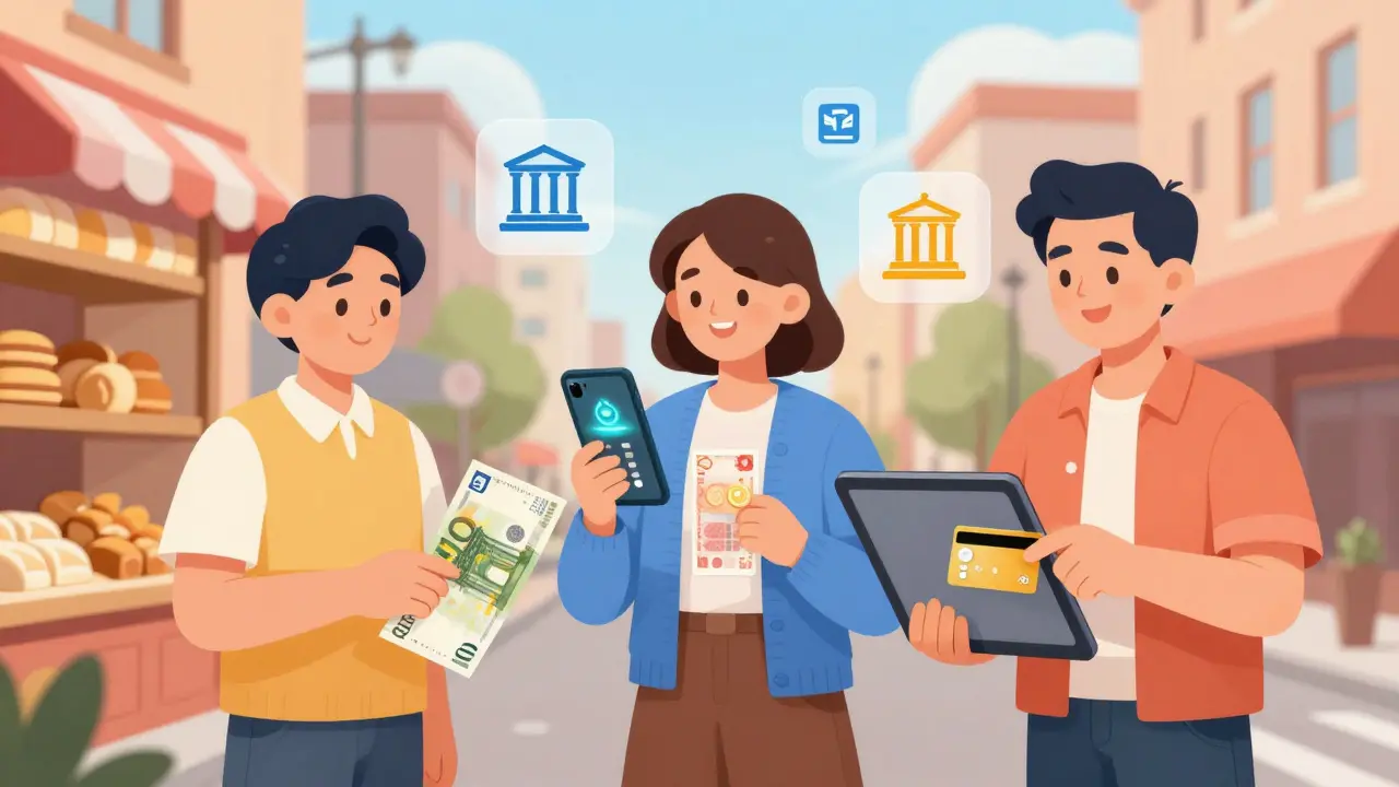 Koexistenz von Fiat- und Digitalwährungen: Wie traditionelles Geld und digitale Währungen nebeneinander funktionieren