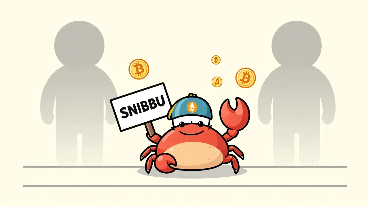Was ist Snibbu The Crab (SNIBBU)? Der Meme-Coin für Seitwärtsmärkte