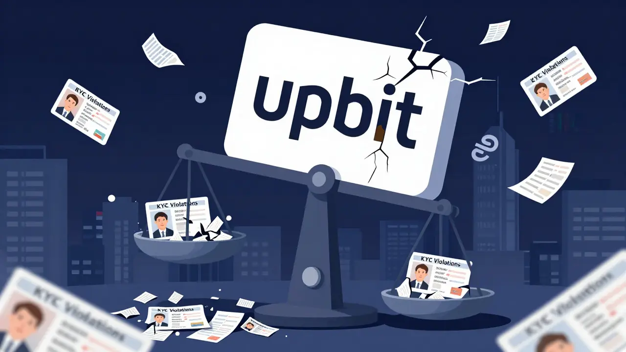 Upbit KYC-Verstöße: 500.000 Compliance-Fälle in Südkorea