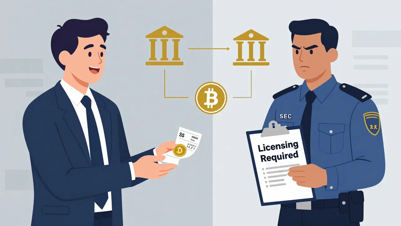 A business transaction with crypto converted to Naira and taxed, overseen by SEC regulator.