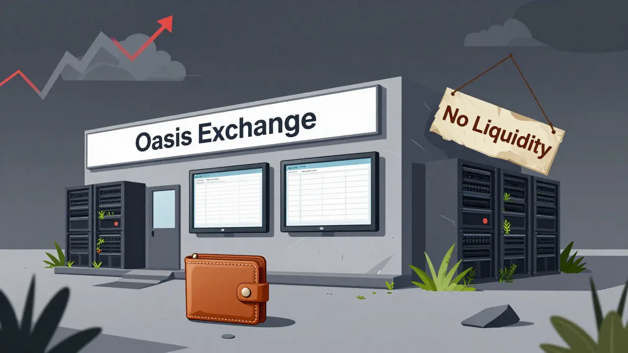 Oasis Exchange Crypto Exchange Review: Warum die Plattform nicht mehr existiert