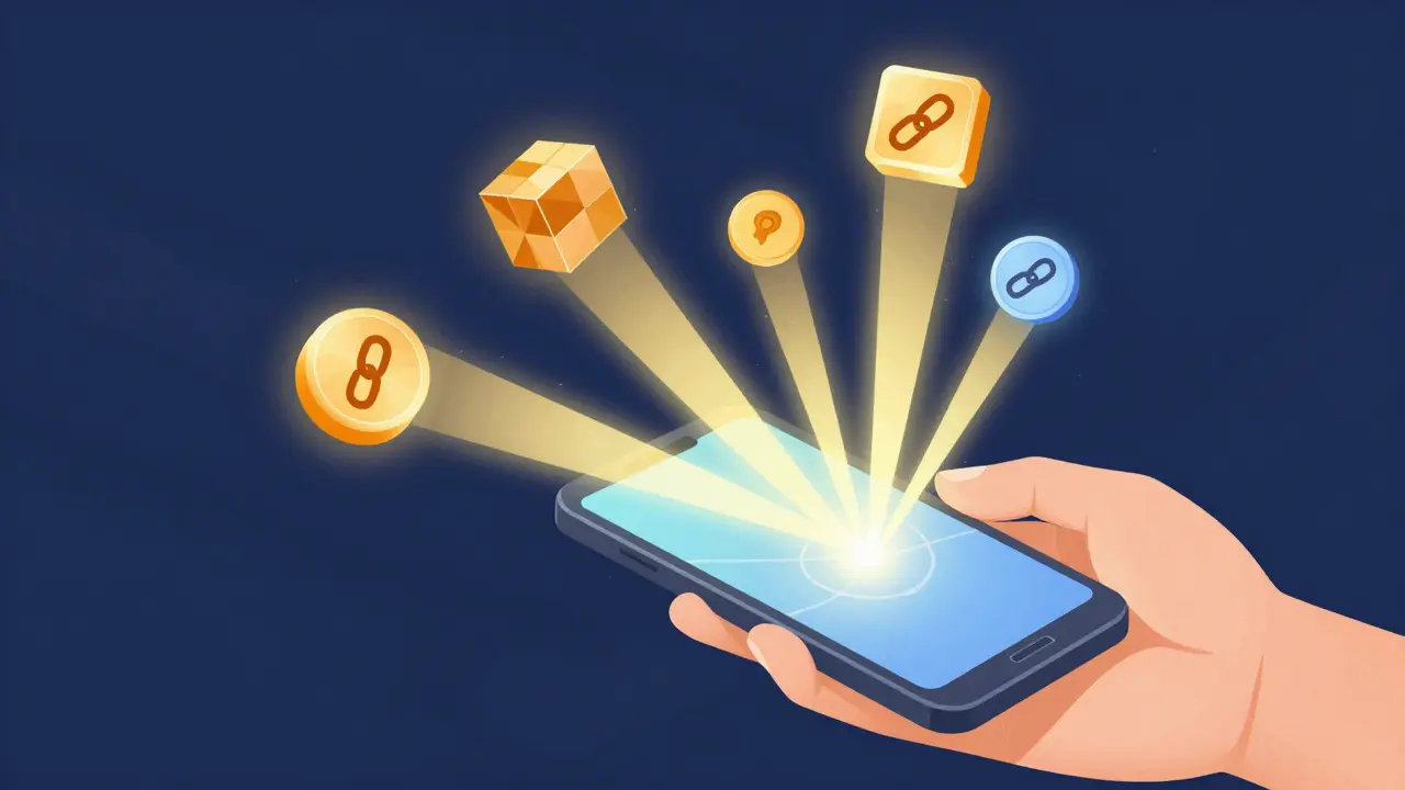 Smartphone als Portal für Cross-Chain-Transfers mit Lichtstrahlen