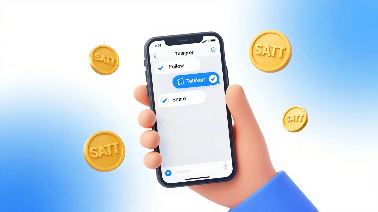 SaTT Airdrop: Anleitung, Aufgaben & Token-Details (2026)