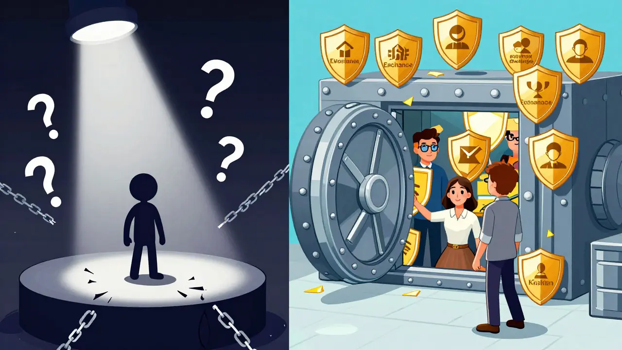 Vergleich zwischen unregulierter Börse und sicheren, etablierten Alternativen