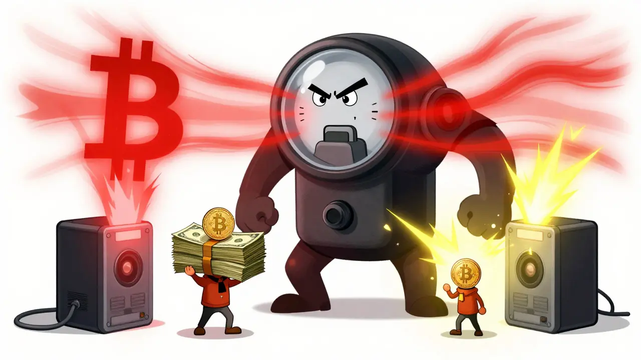 Illustration der Stromkosten als Hauptfaktor für die Mining-Rentabilität
