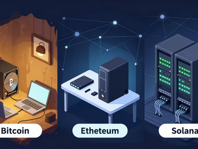 Node-Anforderungen für verschiedene Blockchain-Netzwerke: Bitcoin, Ethereum & Solana im Vergleich