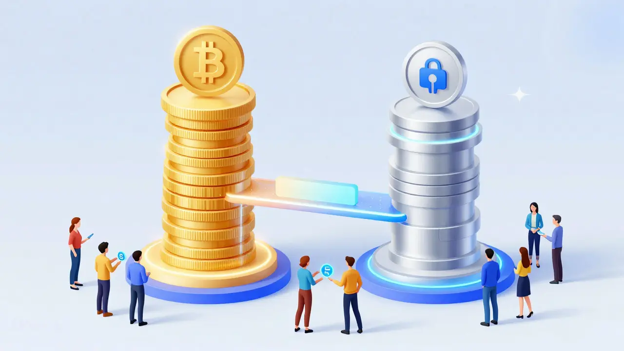 Zeichnung: Hybride Blockchain-Architektur verbindet Sicherheit und Geschwindigkeit