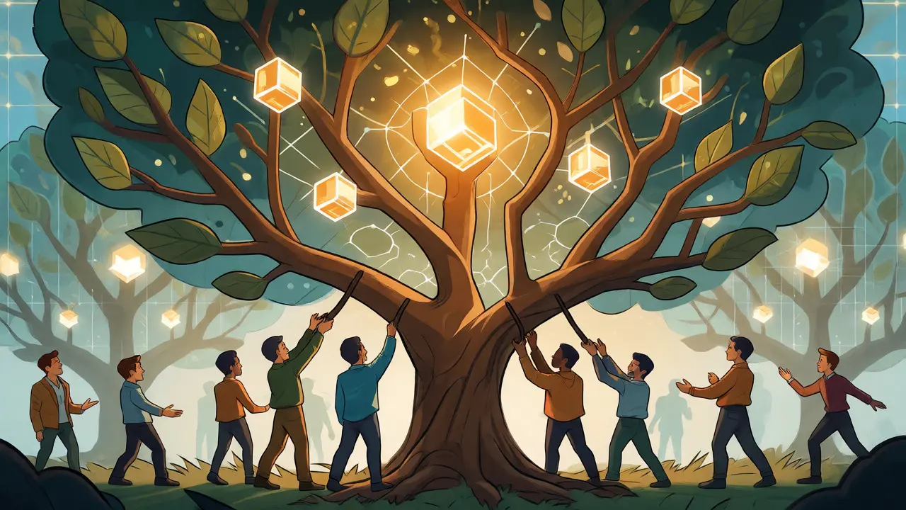Merkle-Bäume und globale Knoten sichern die Blockchain-Integrität